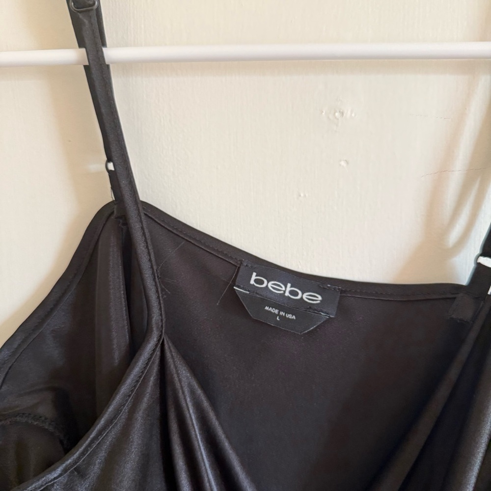 bebe Black Midi Dress - Picture 3 of 4
